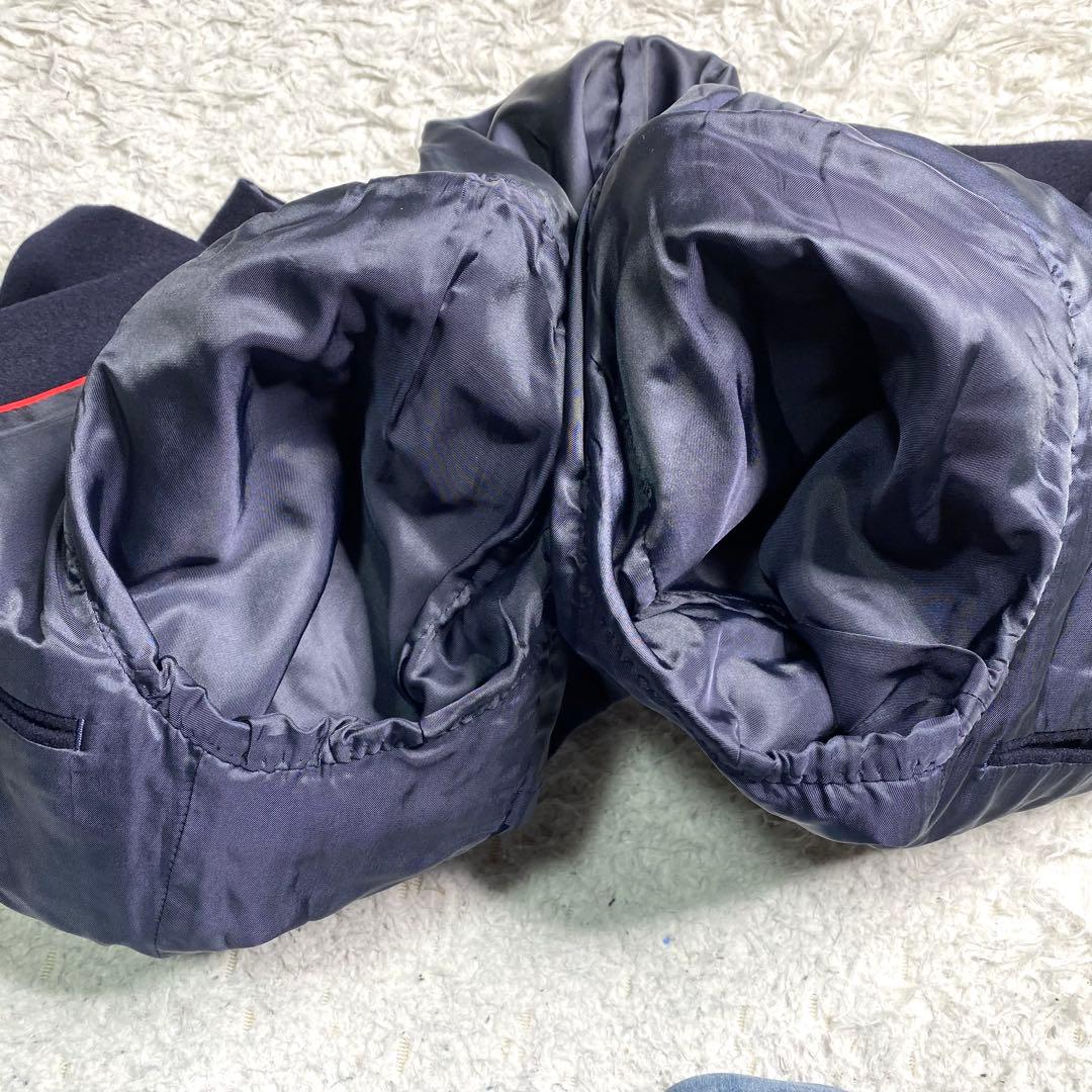 美品✨J.PRESS テーラード 紺ブレ 赤パイピング 金ボタン ネイビー L