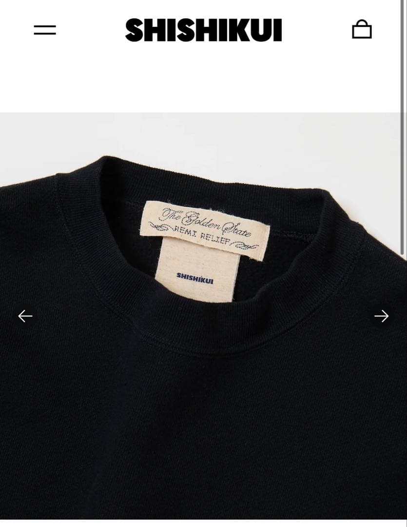 SHISHIKUI REMI RELIEF スウェット