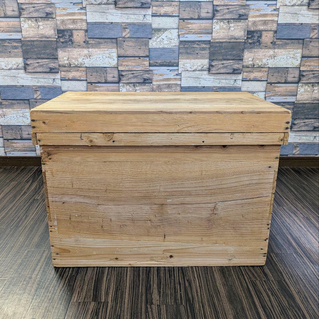 【ヴィンテージ】お茶箱 衣装ケース 道具入れ 大小 2個セット