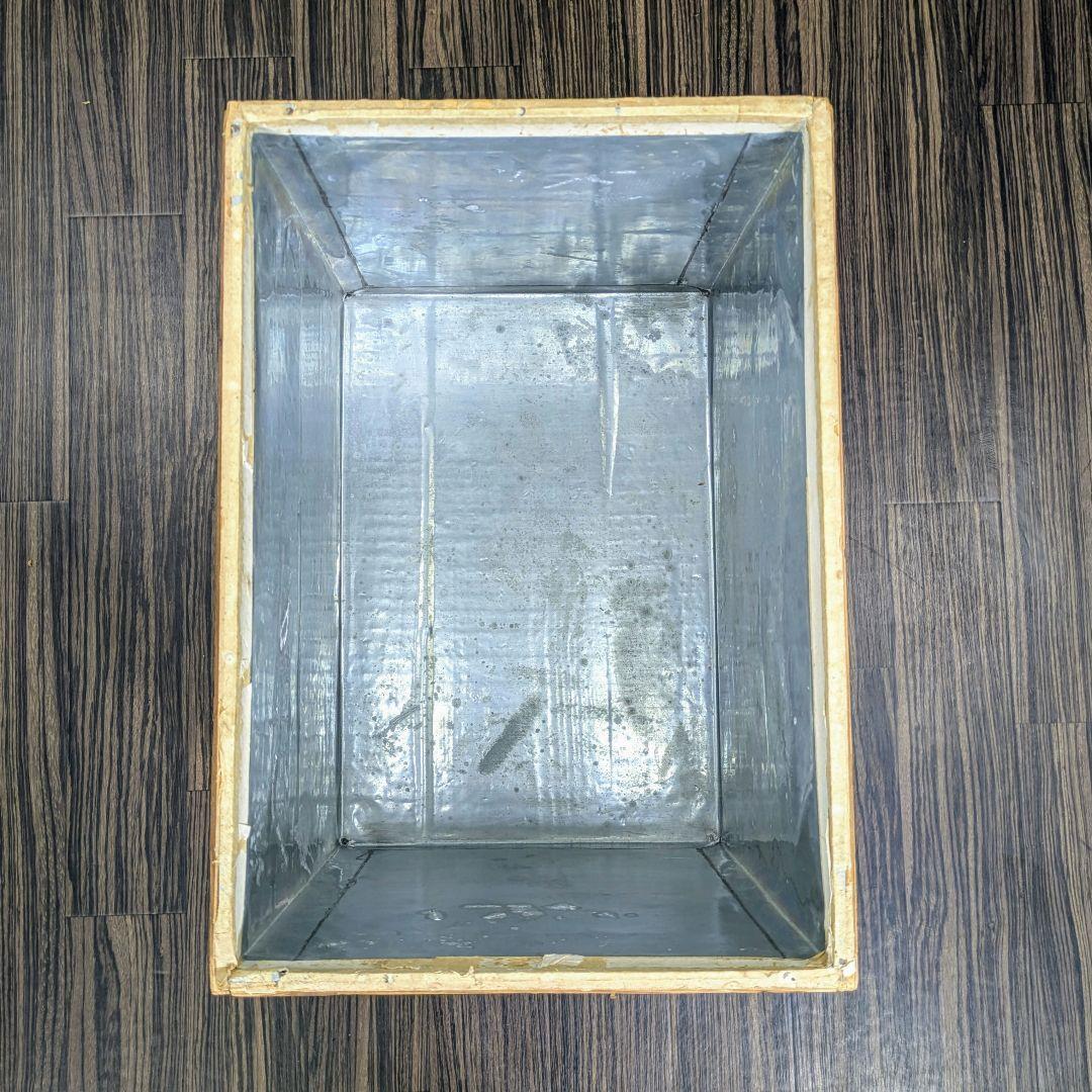 【ヴィンテージ】お茶箱 衣装ケース 道具入れ 大小 2個セット