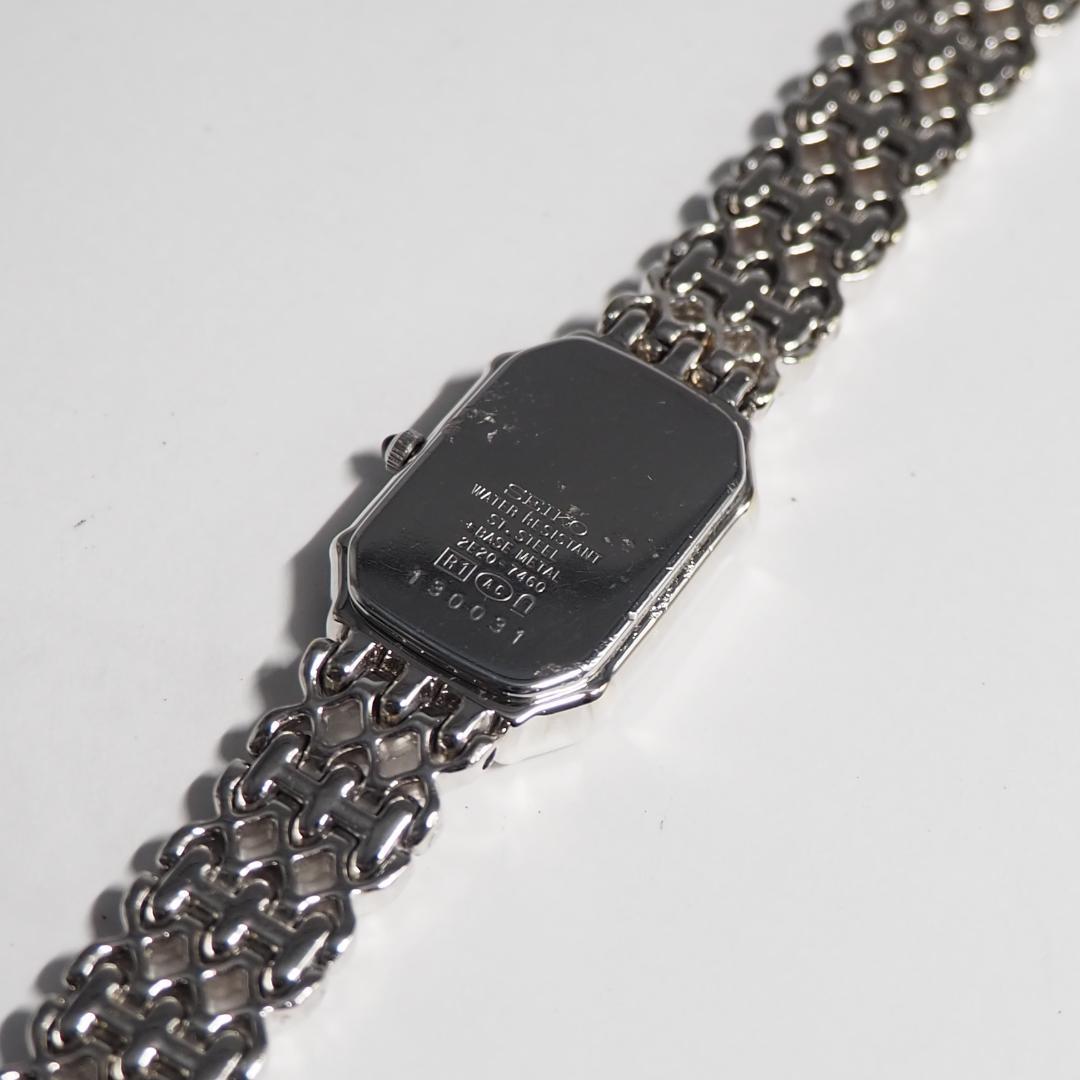 美品 エクセリーヌ セイコー SEIKO ダイヤベゼル シェル 腕時計 H539