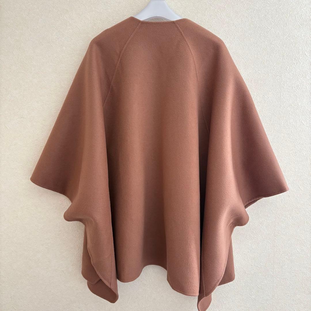 セオリーリュクス　カシミヤ　ウール　コート　ケープ　マント