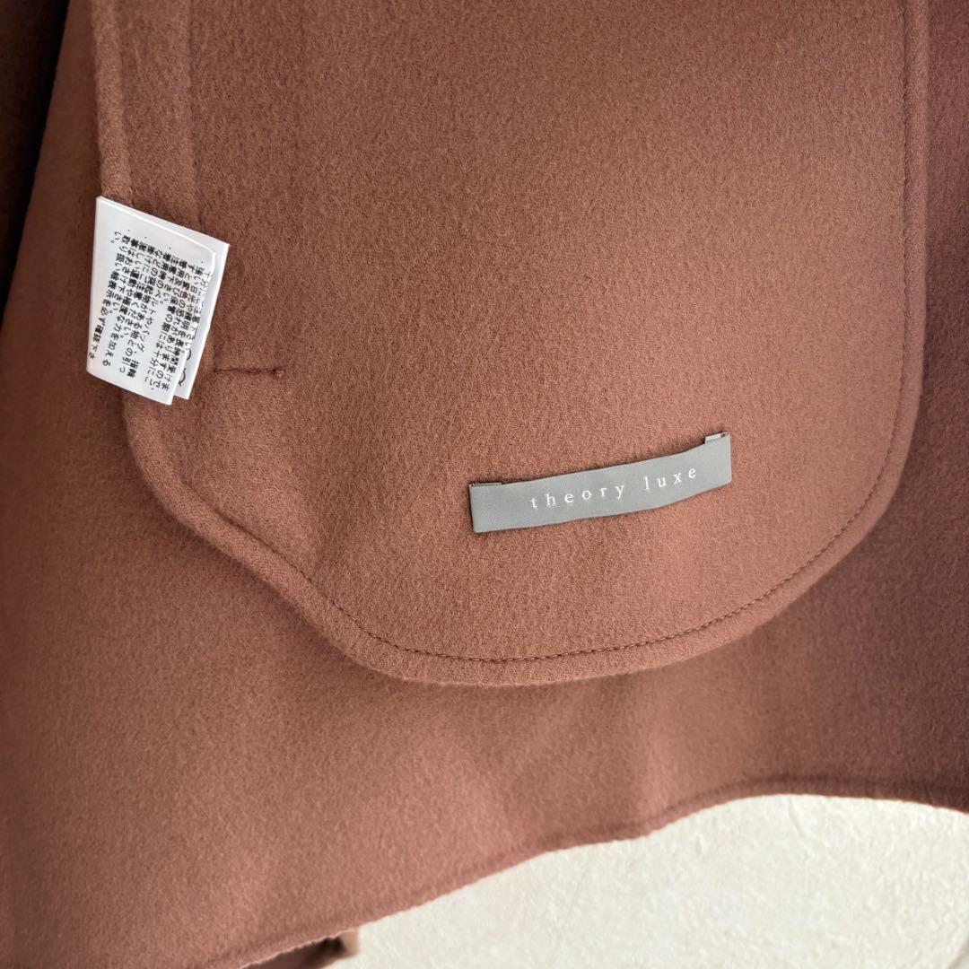 セオリーリュクス　カシミヤ　ウール　コート　ケープ　マント