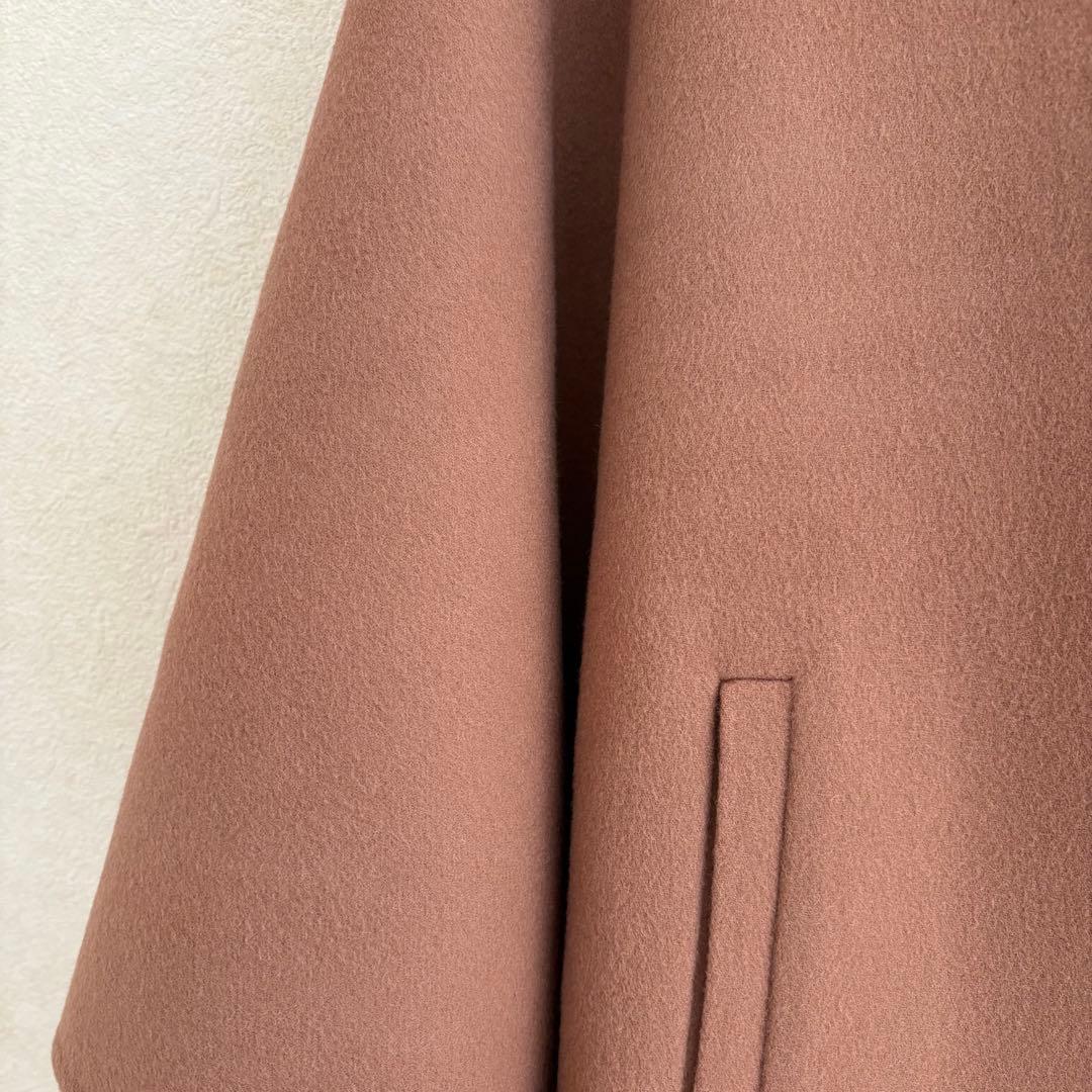セオリーリュクス　カシミヤ　ウール　コート　ケープ　マント