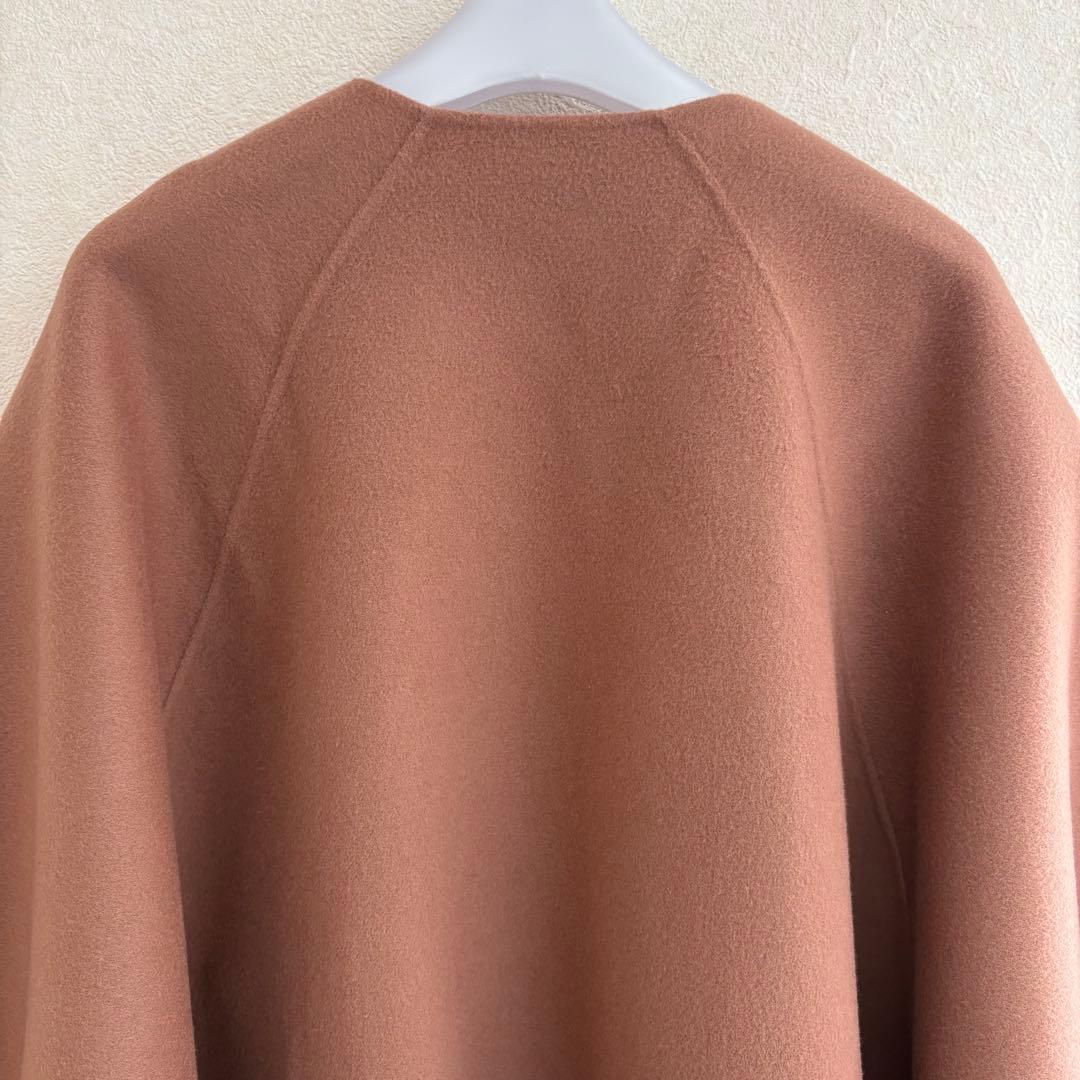 セオリーリュクス　カシミヤ　ウール　コート　ケープ　マント