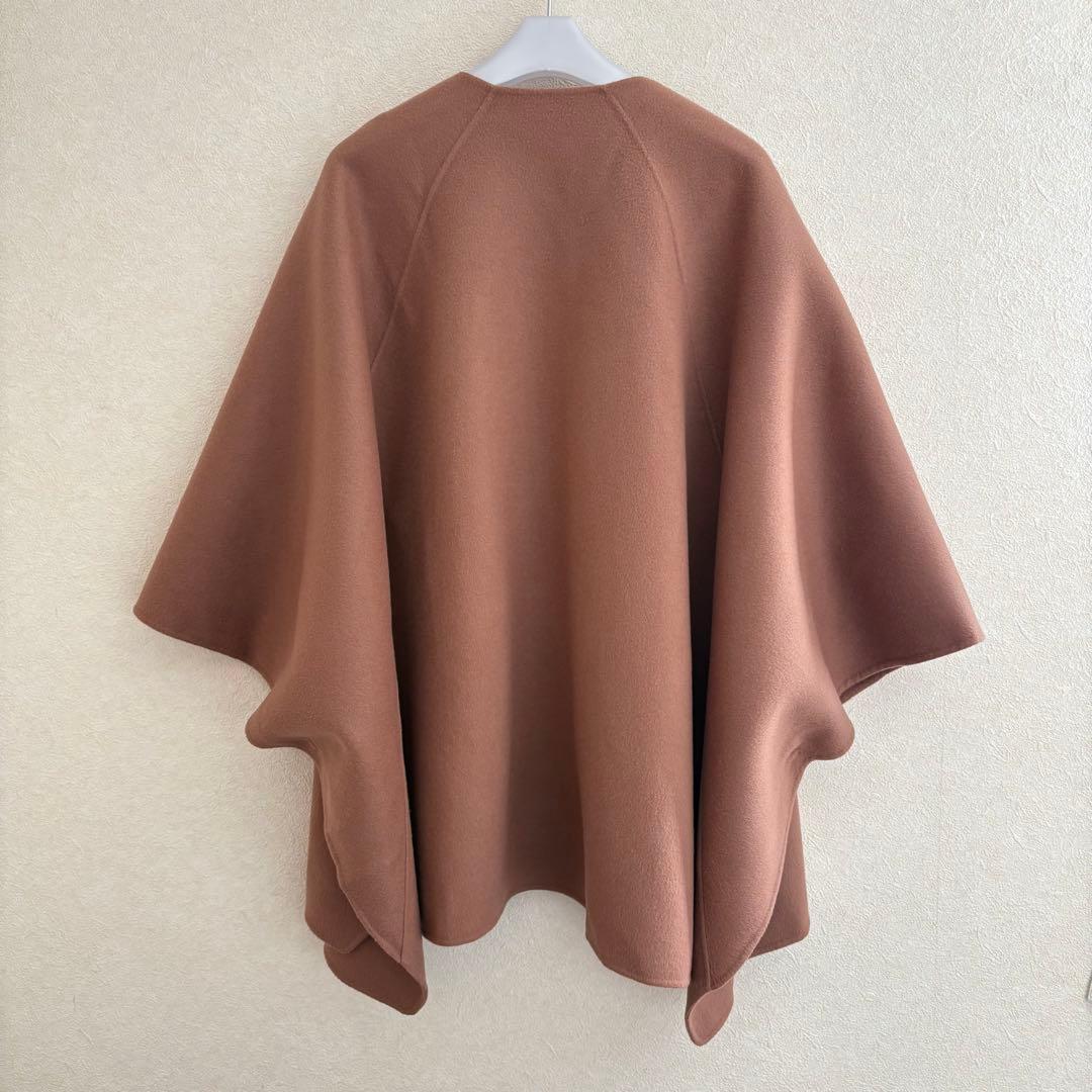セオリーリュクス　カシミヤ　ウール　コート　ケープ　マント