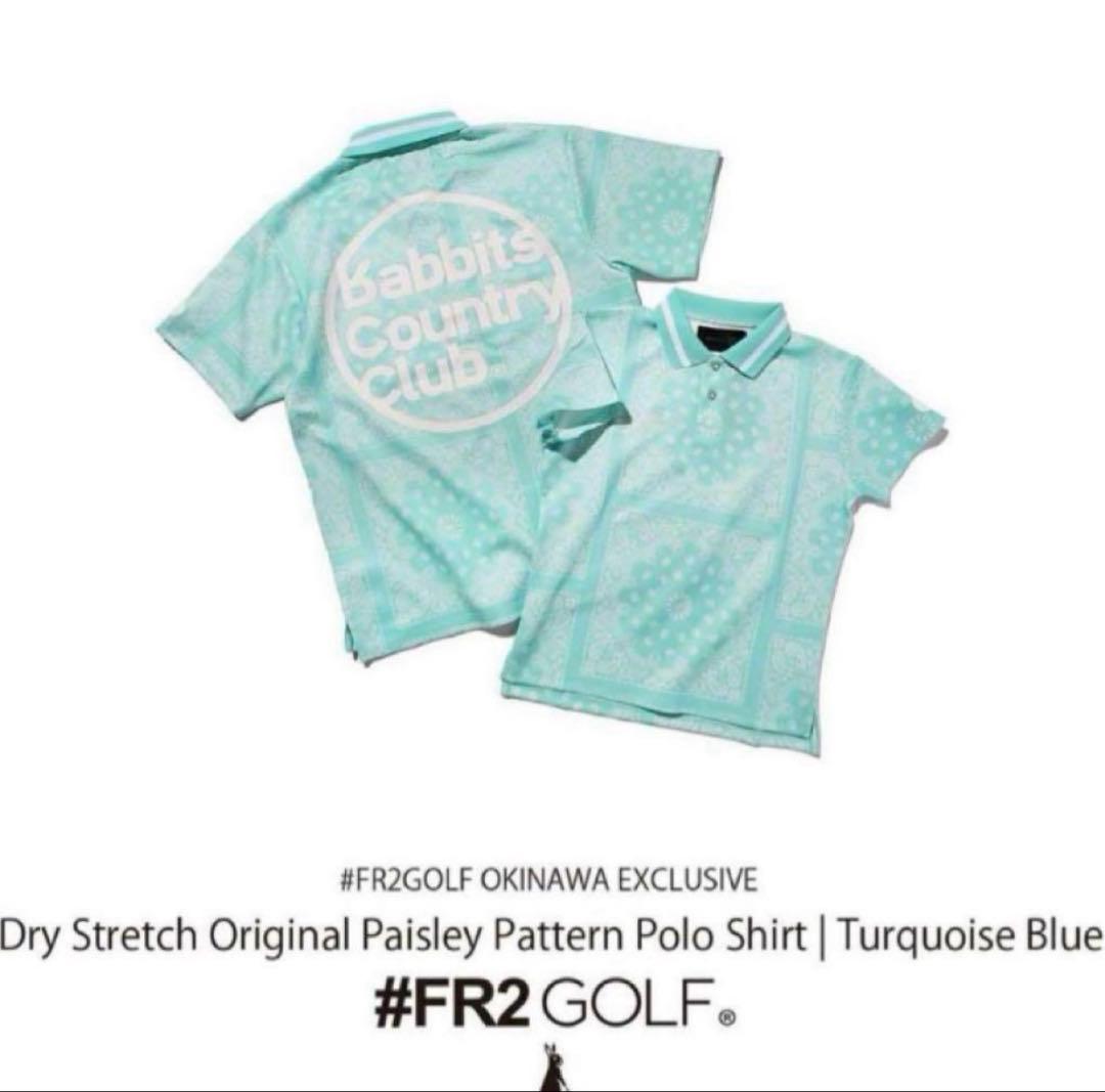 FR2GOLF ペイズリー ポロシャツ　沖縄限定　M
