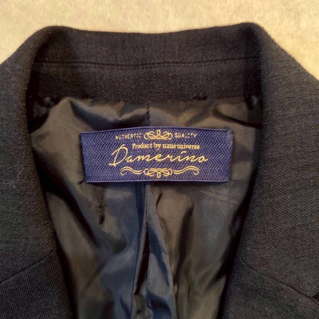 ナノユニバース　ダメリーノ　M 極美品　シングル　ビジネススーツ