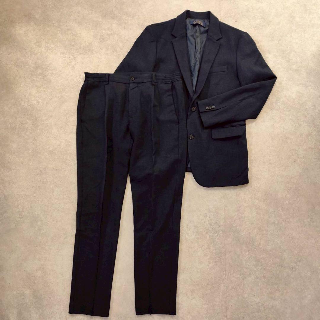 ナノユニバース　ダメリーノ　M 極美品　シングル　ビジネススーツ