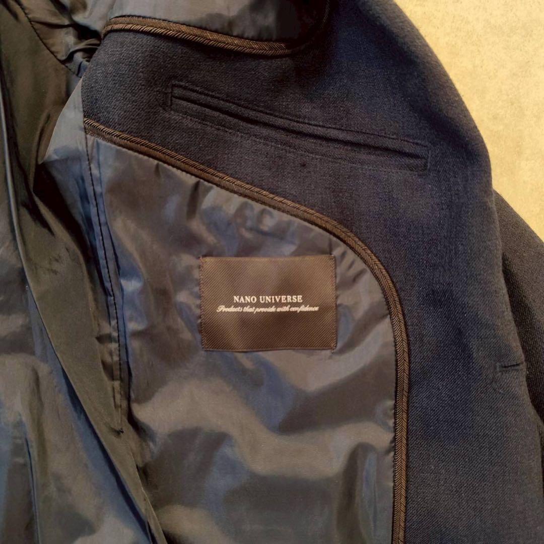 ナノユニバース　ダメリーノ　M 極美品　シングル　ビジネススーツ