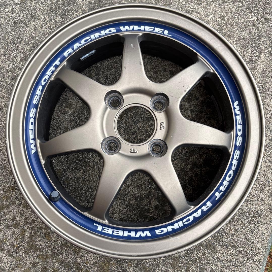 WEDS スポーツレーシングホイール 14インチ 5J PCD100 一本