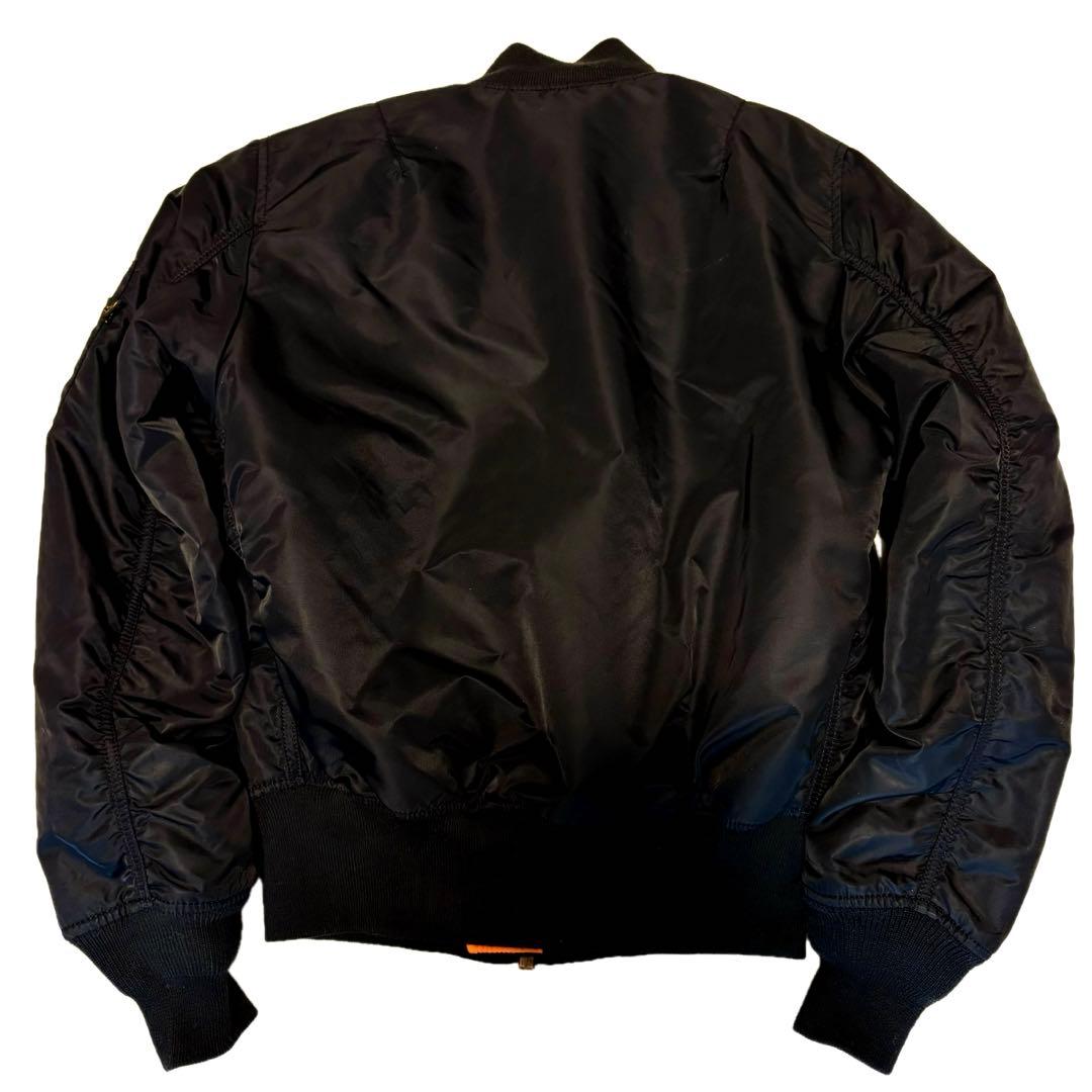 もか　極美品 アルファインダストリーズMA-1 フライト ジャケット 短丈