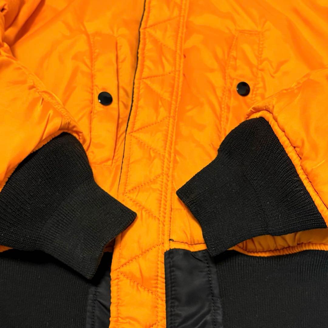 もか　極美品 アルファインダストリーズMA-1 フライト ジャケット 短丈