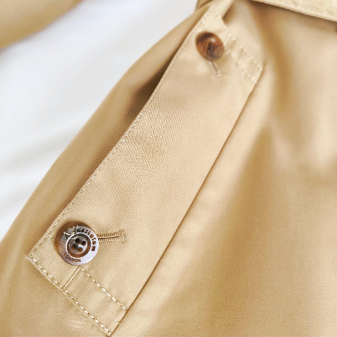 【美品】アクアスキュータム ブルーライナー付き トレンチコート サイズ6