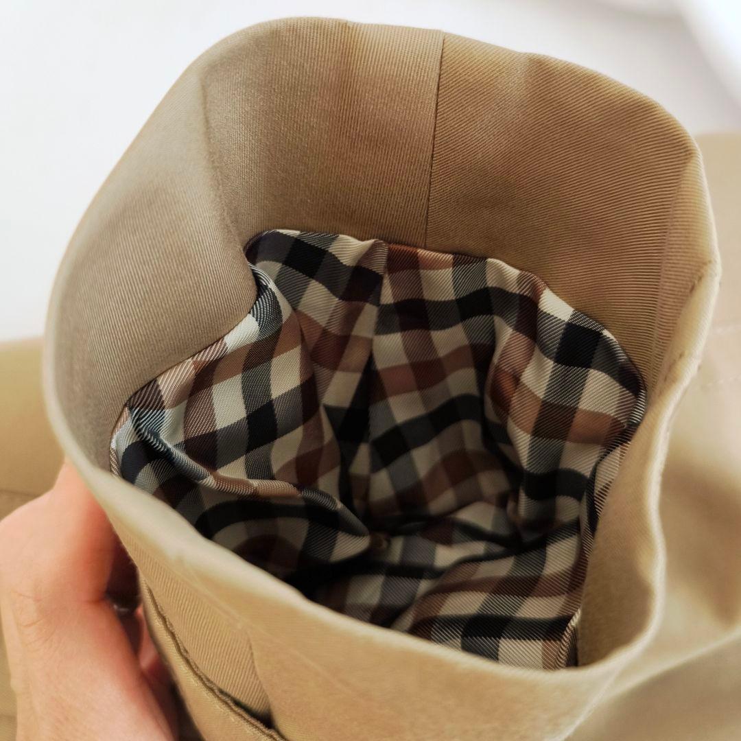 【美品】アクアスキュータム ブルーライナー付き トレンチコート サイズ6