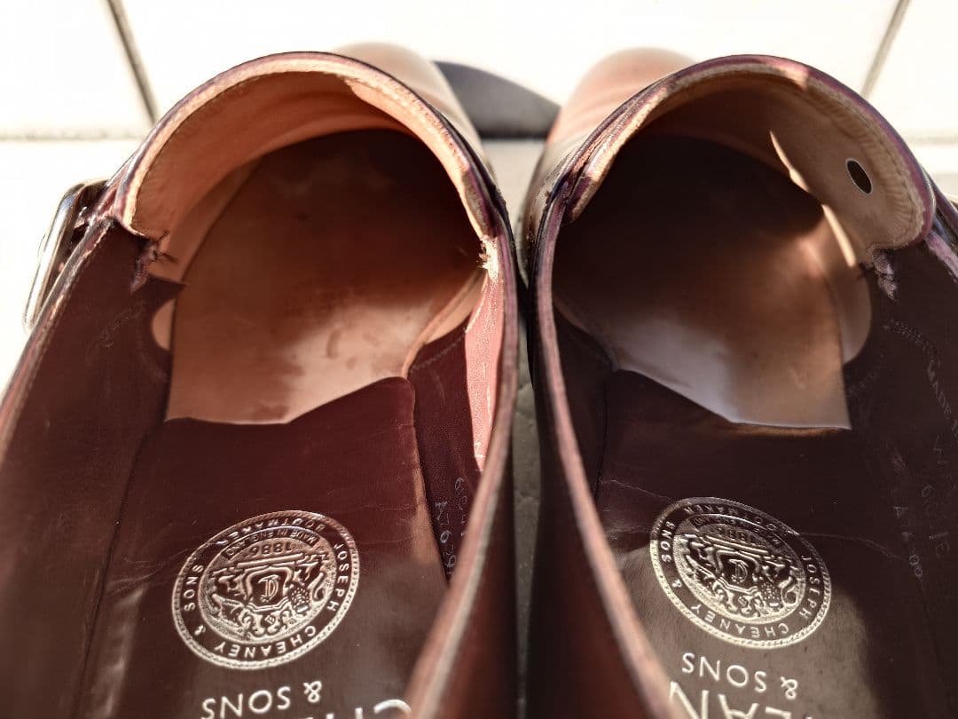 Cheaney Walter UK7.5 チーニー シングルモンクストラップ