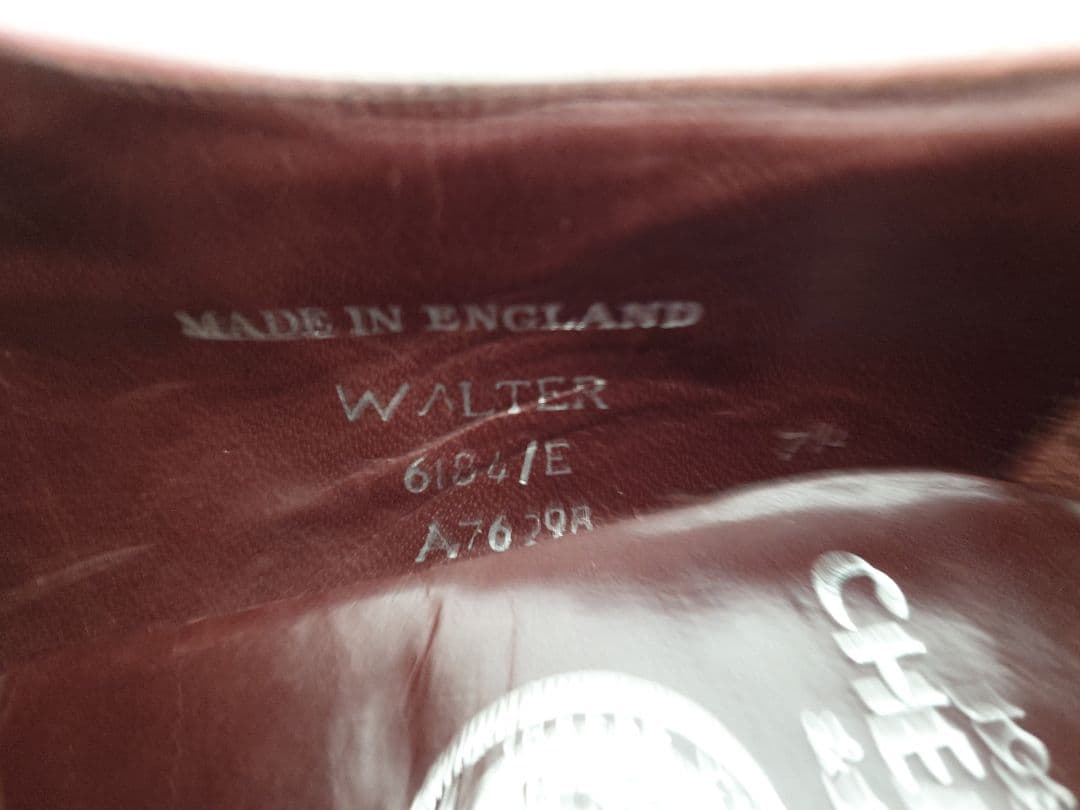 Cheaney Walter UK7.5 チーニー シングルモンクストラップ