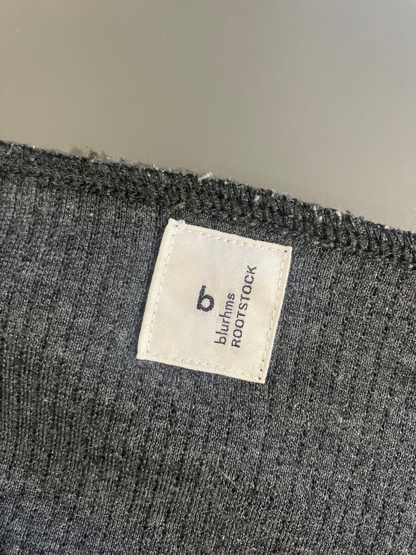 blurhms ブラームス キーネック オーバー サーマル カットソー