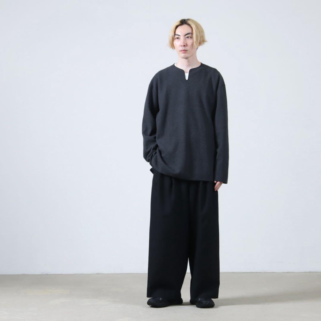 blurhms ブラームス キーネック オーバー サーマル カットソー