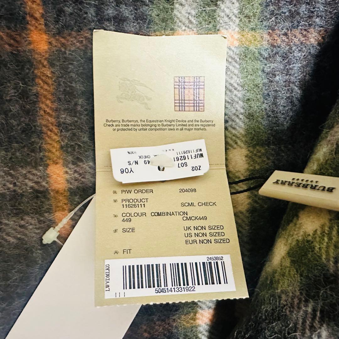バーバリー　ロンドン　キャメルヘア　100% マフラー　未使用品