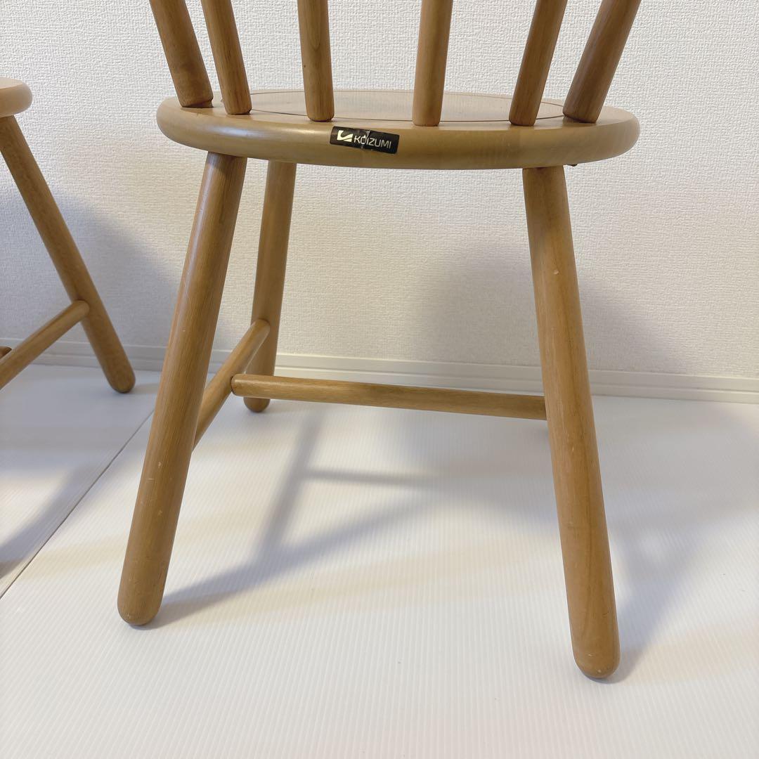 小泉産業 ウィンザーチェア ダイニングチェア アンティーク コイズミ レトロ