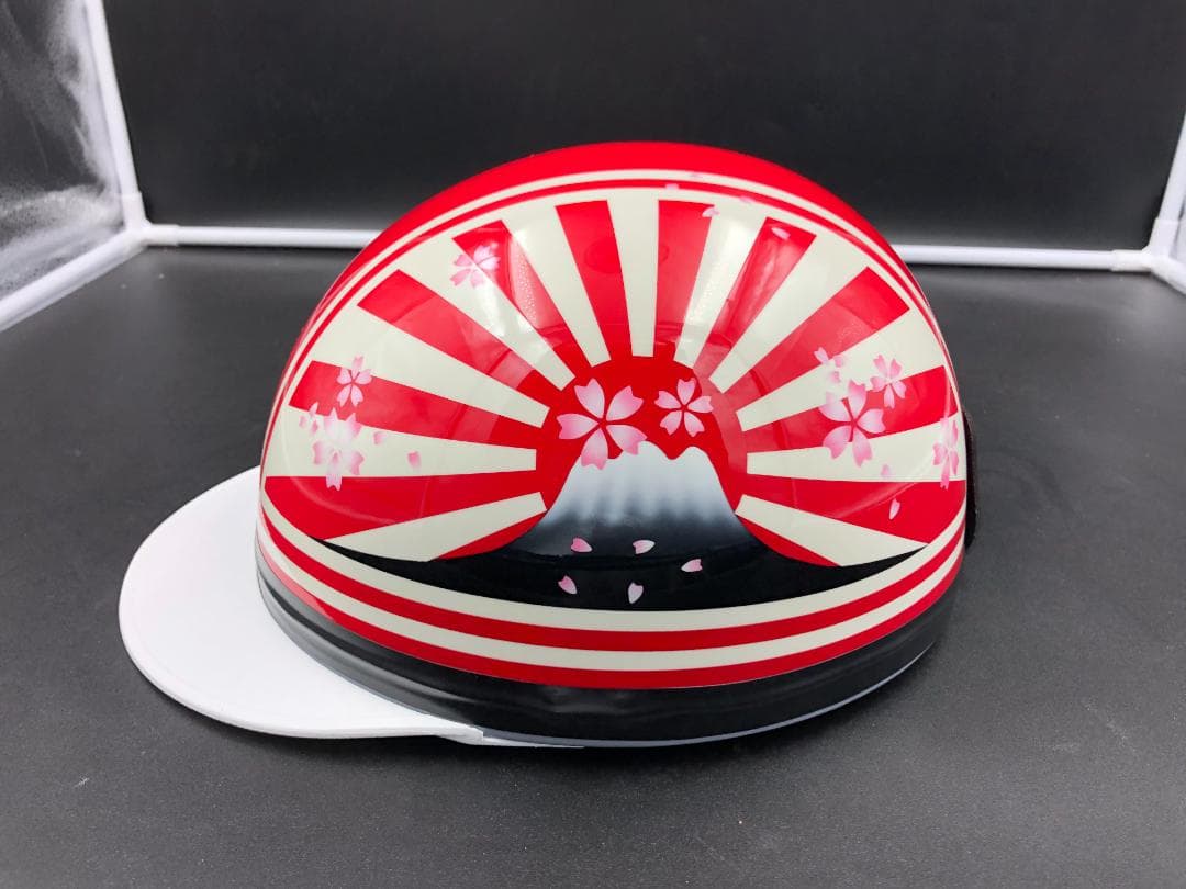 コルク半　カスタム　富士日章　　三つボタン　赤白　桜　高級クリヤ送料無料