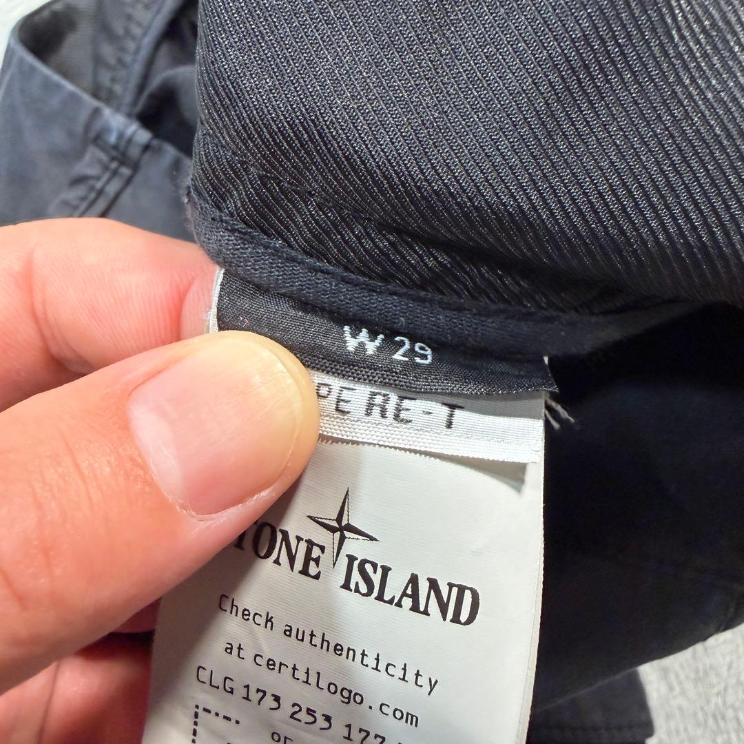 ストーンアイランド　29サイズ　カーゴパンツ　ブラック 761530419