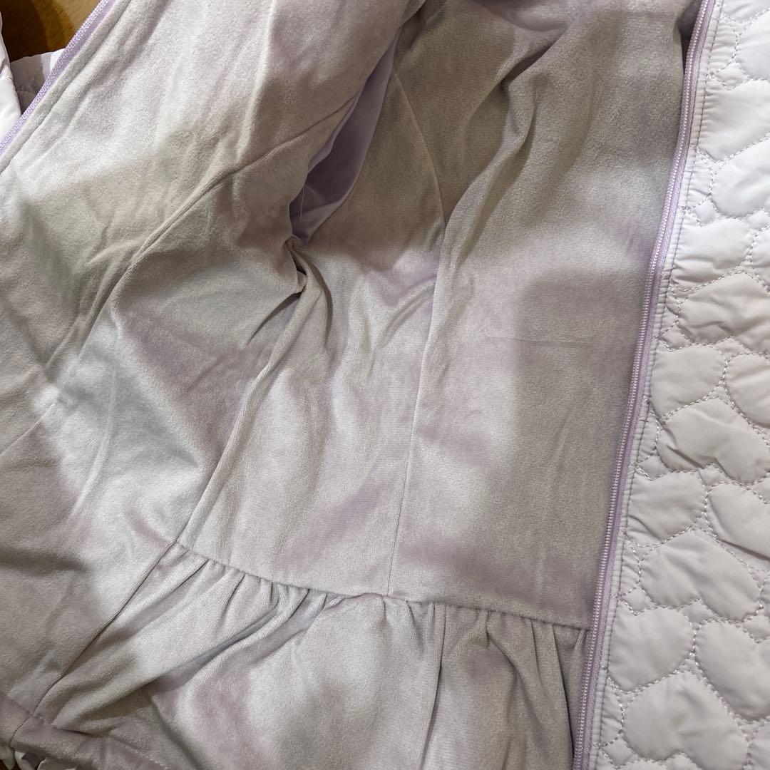 メゾピアノ　ハートキルトブルゾン　アウター