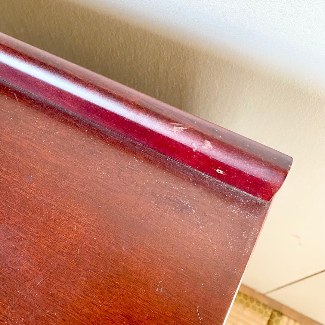 オールドカリモク/karimoku /5段チェスト/ワインローズ/引き出し/家具