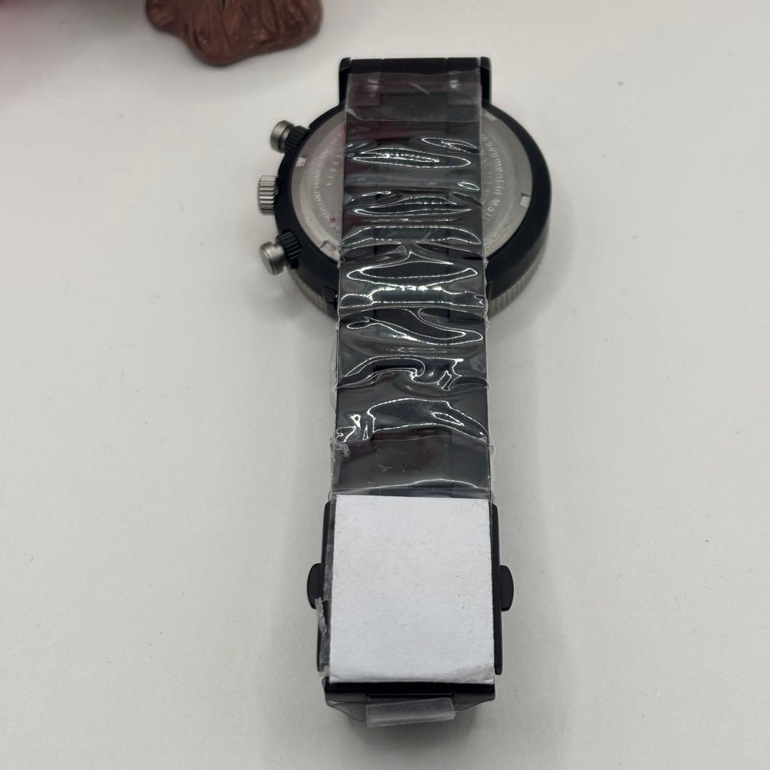 稼働品☆　ムーブメントインモーション　クロノグラフ　メンズ腕時計