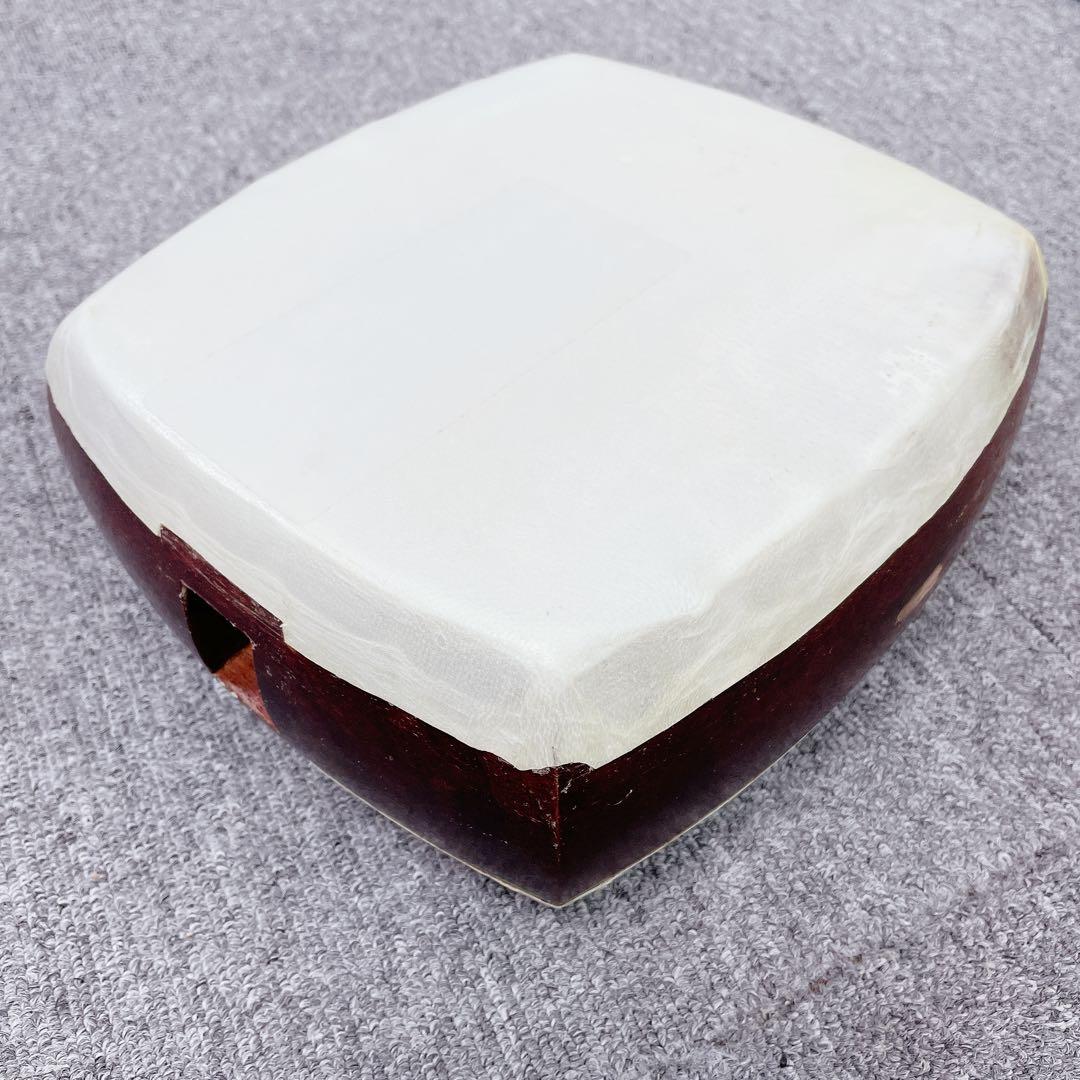 津軽三味線 太棹 段違い溝 紅木 東さわり 犬皮 丸打胴 和楽器