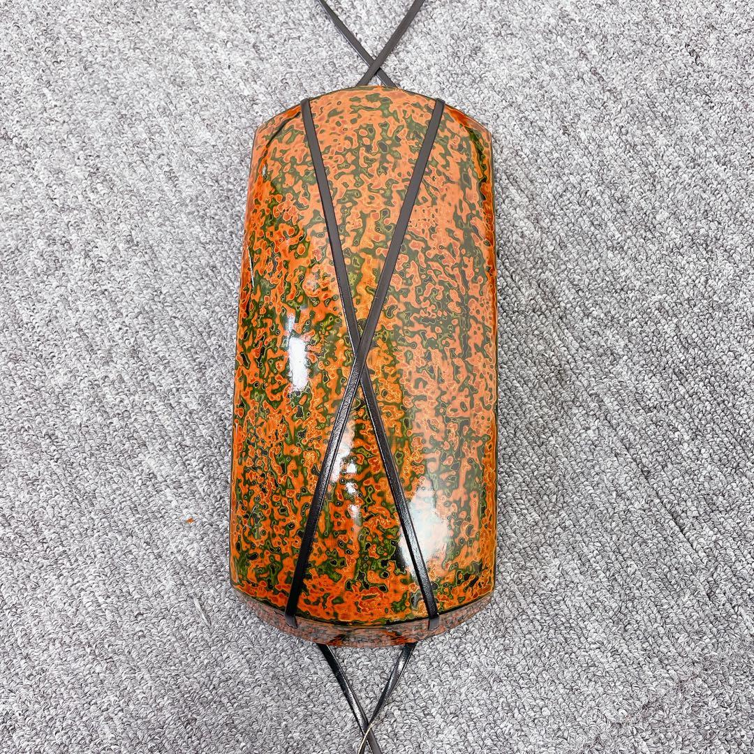 津軽三味線 太棹 段違い溝 紅木 東さわり 犬皮 丸打胴 和楽器