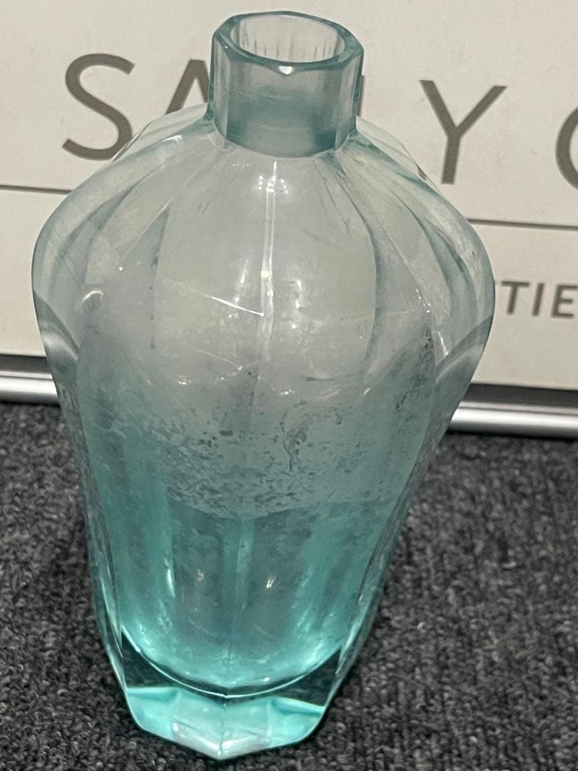 モーゼル アールデコ 八角形ベース アレキサンドライト 希少 チェコ製