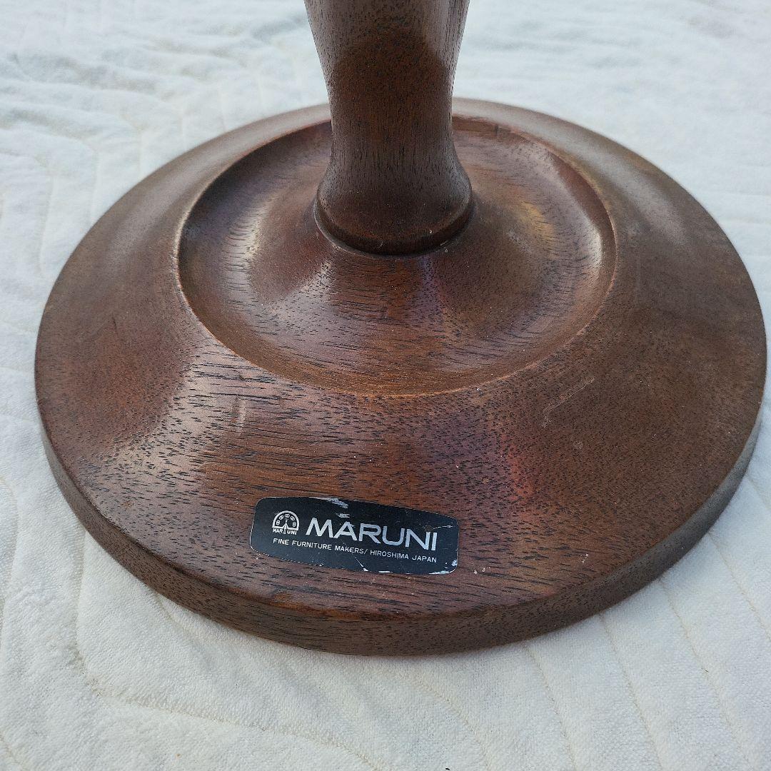 【アンティーク】オールド マルニ 木製スタンド式灰皿【マルニ木工】