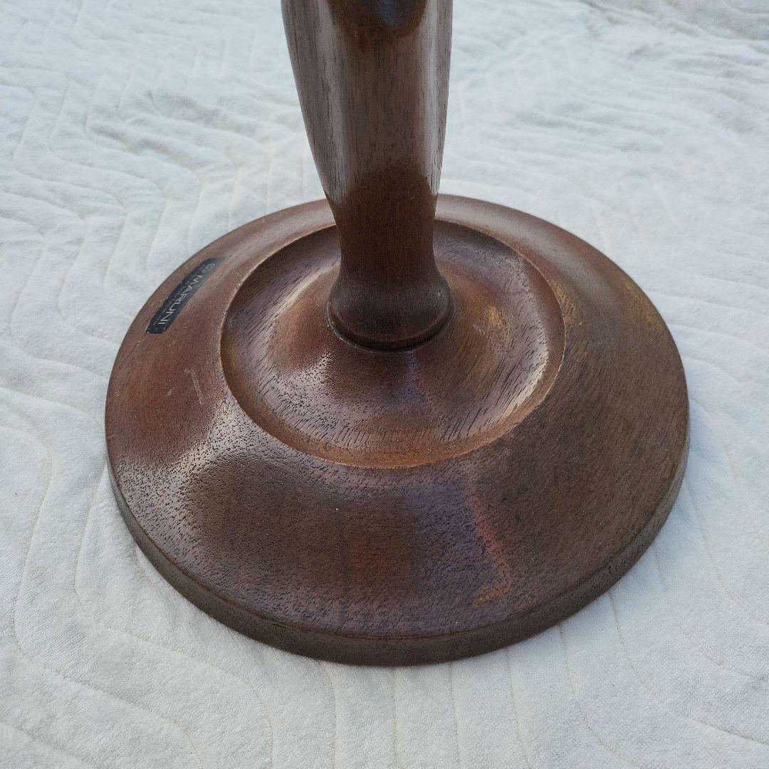 【アンティーク】オールド マルニ 木製スタンド式灰皿【マルニ木工】