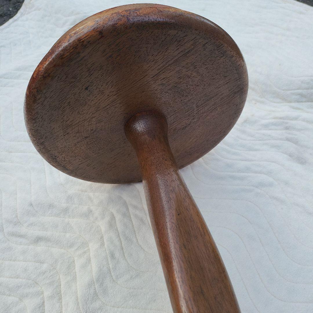 【アンティーク】オールド マルニ 木製スタンド式灰皿【マルニ木工】