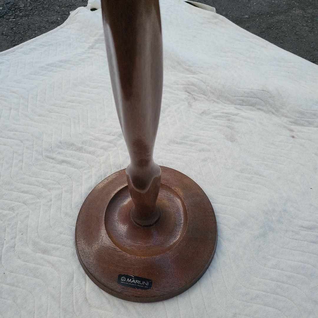 【アンティーク】オールド マルニ 木製スタンド式灰皿【マルニ木工】