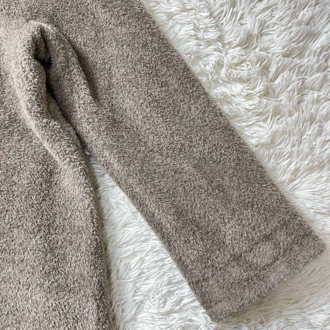 マックスマーラ　最高級　白タグ　アルパカ　シャギーコート　マキシ丈　42