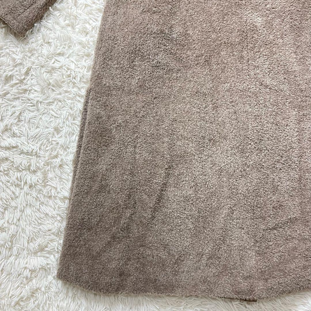 マックスマーラ　最高級　白タグ　アルパカ　シャギーコート　マキシ丈　42