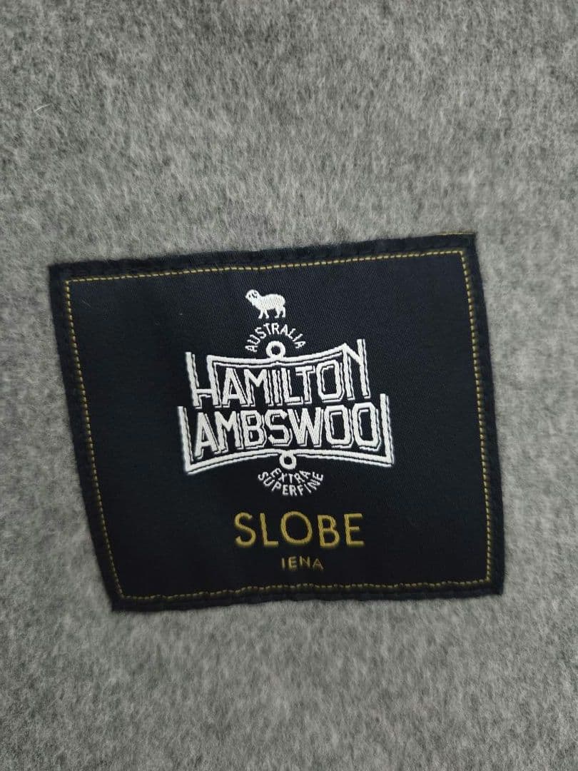 HAMILTONダブルフェイスウールショートコクーンコート