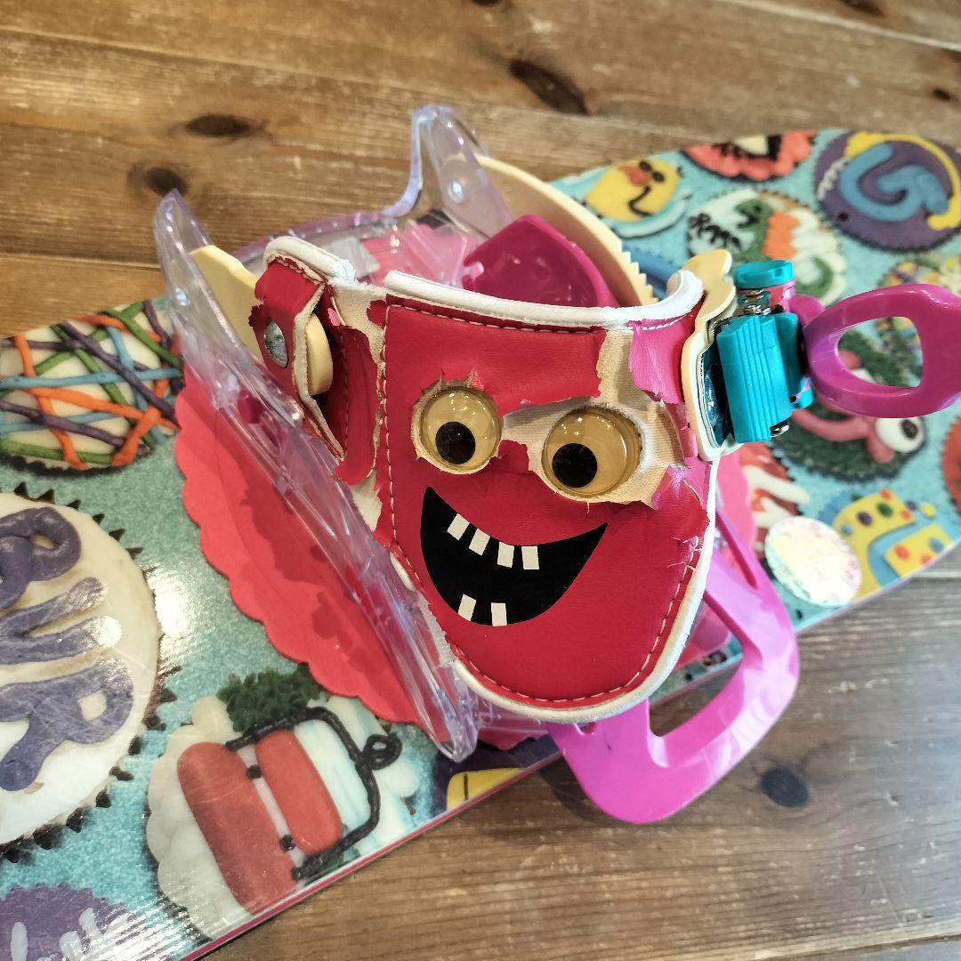 【バートン】スノーボード　キッズ　チクレット　90cm ビンディング　グロム