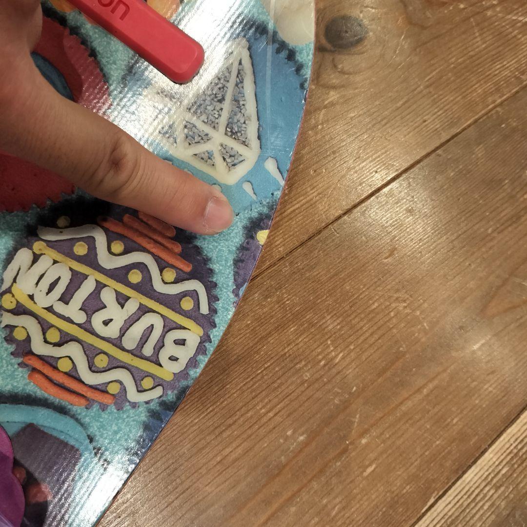 【バートン】スノーボード　キッズ　チクレット　90cm ビンディング　グロム