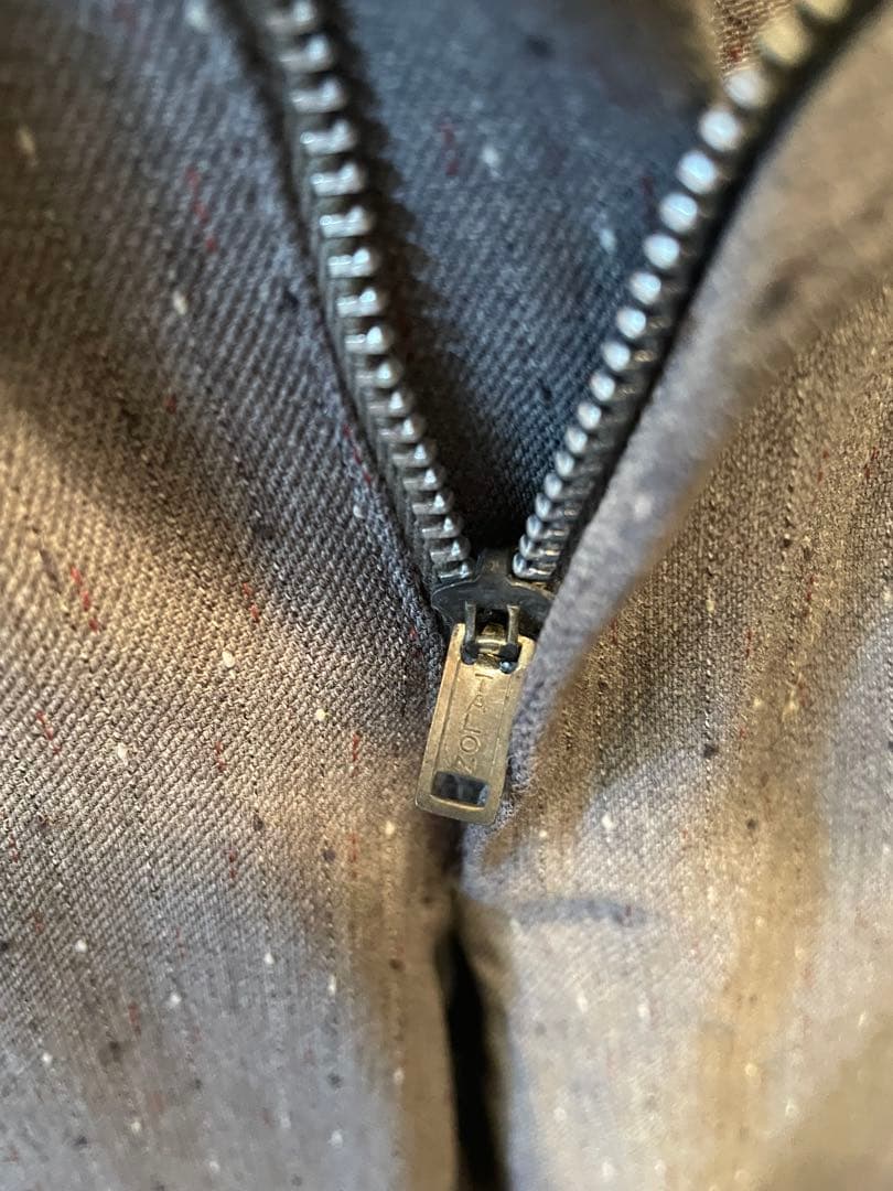 【USA製】50's ウエスタン レーヨンギャバ スラックス ネップ ロカビリー