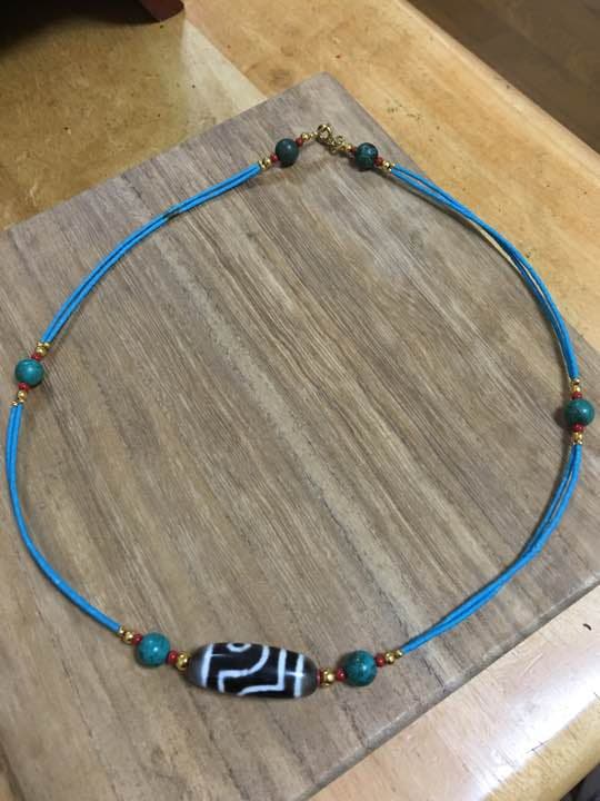 天珠 ネックレス チベット 天然石