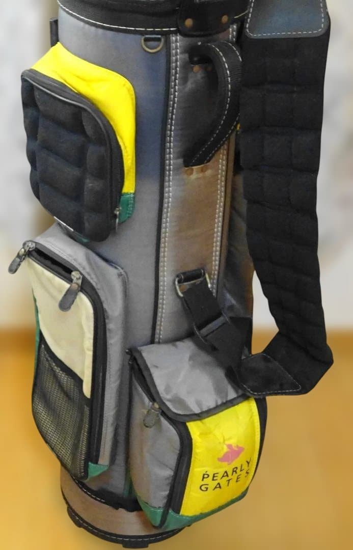 ヴィンテージ品 PEARLY-GATES キャディバッグ ゴルフ パーリーゲイツ