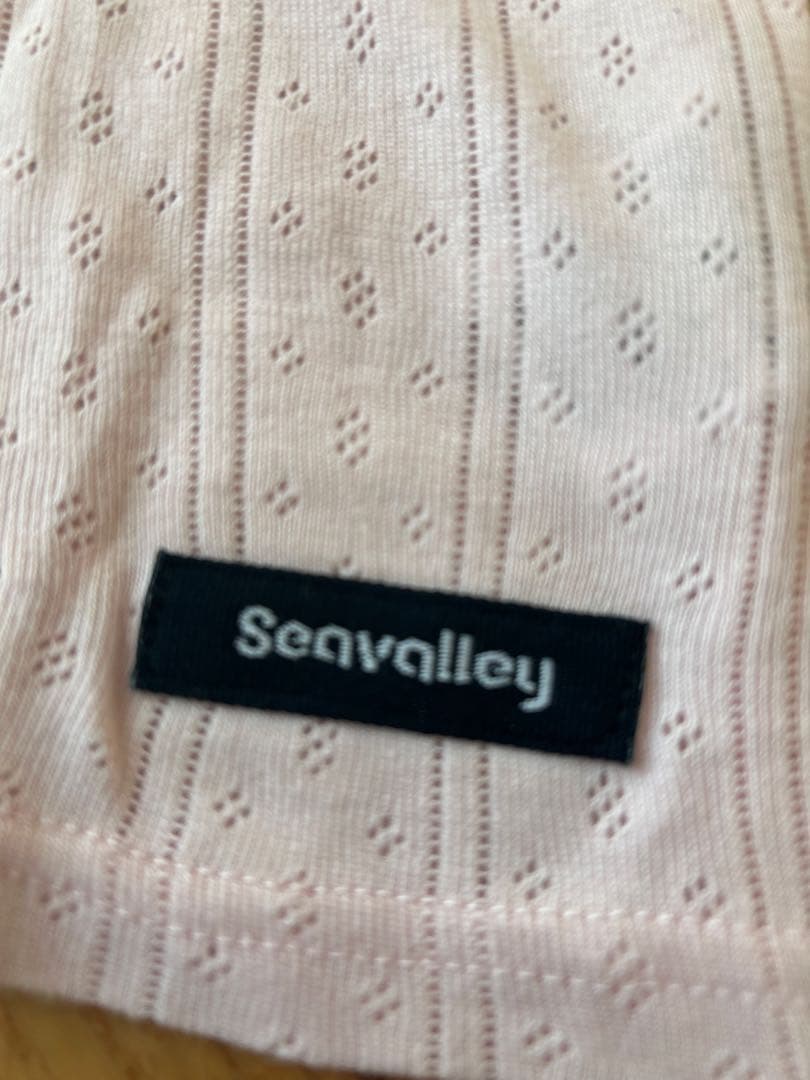 未使用★SEA ヘンリーネック L/S TEE★ピンク