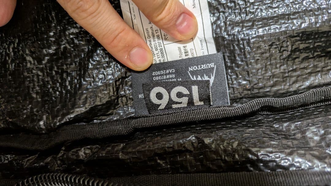 Burton スノーボード バッグ　ケース　キャリー(キャスター付き)