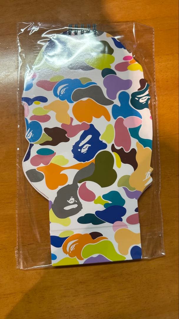 A ￼BATHING APE カモフラージュリュックブラック カレンダー付き