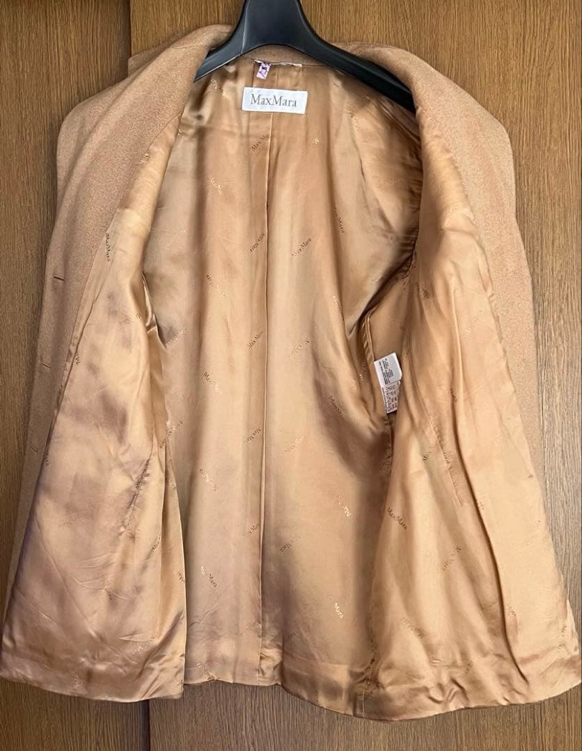 MaxMara テーラードジャケット ベージュ　キャメルヘア