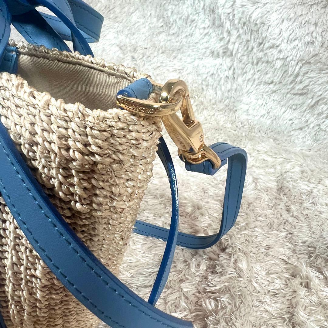 希少　ヴィオラドーロ　かごバッグ　2way ショルダーバッグ　レザー